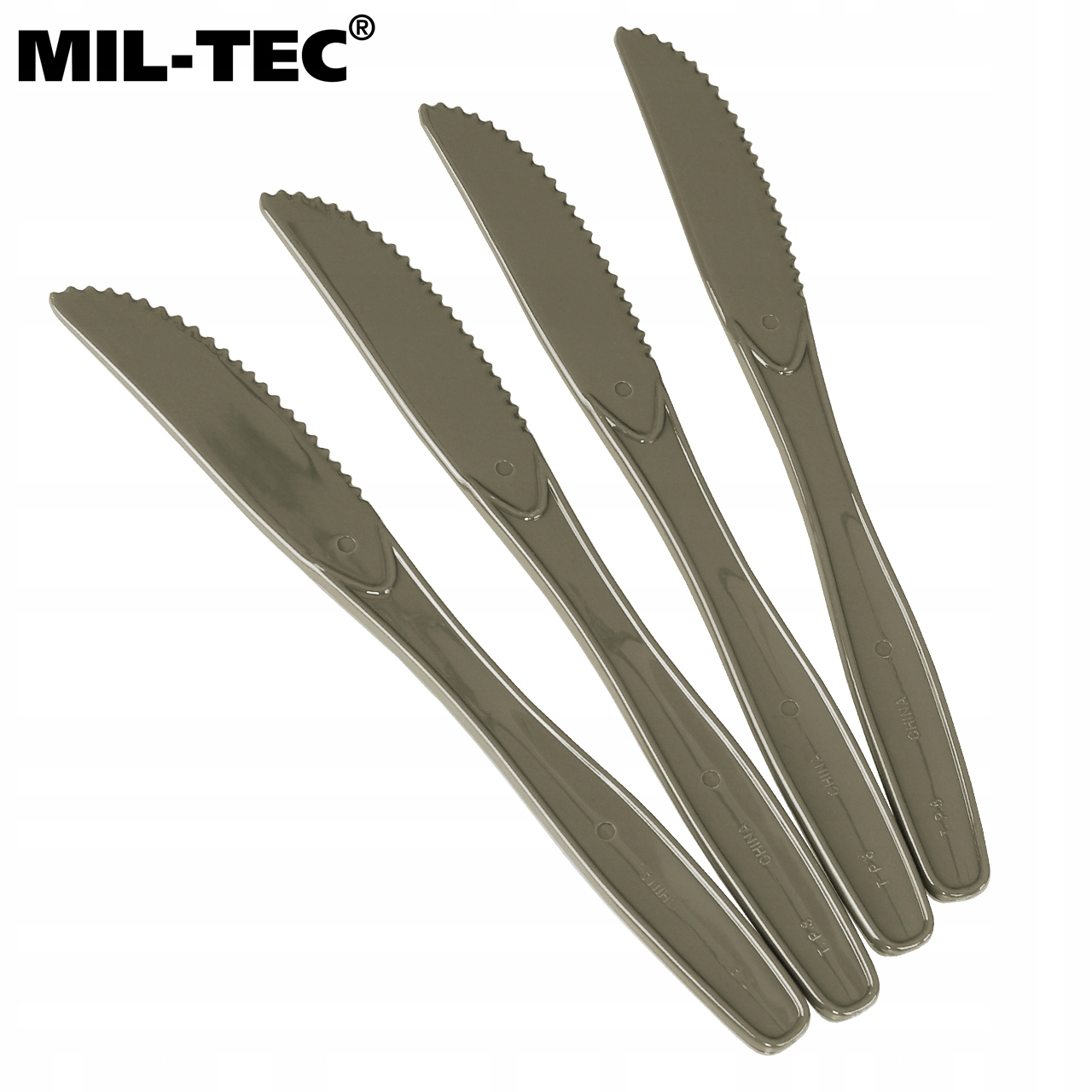 NACZYNIA TURYSTYCZNE ZESTAW DLA 4 OSÓB 26 CZĘŚCI MIL-TEC Camping Table OLIV Kod producenta 14687000