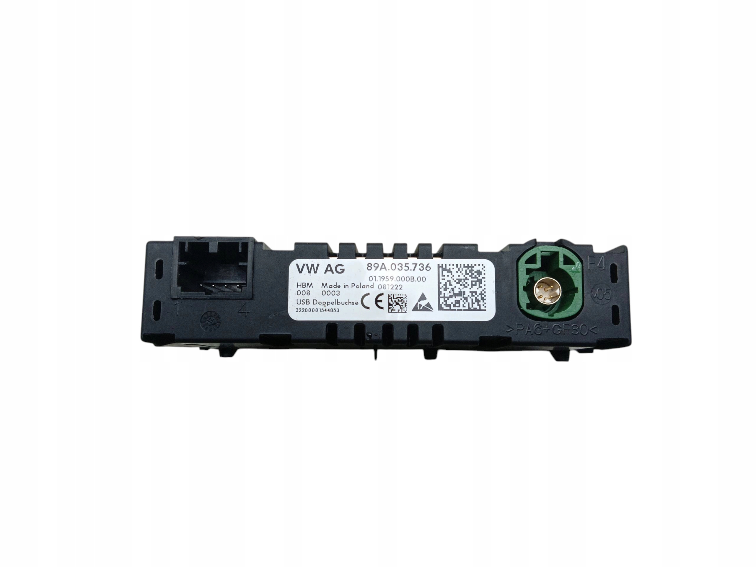 adapter PORT USB AUDI Q4 E-TRON 89A035736