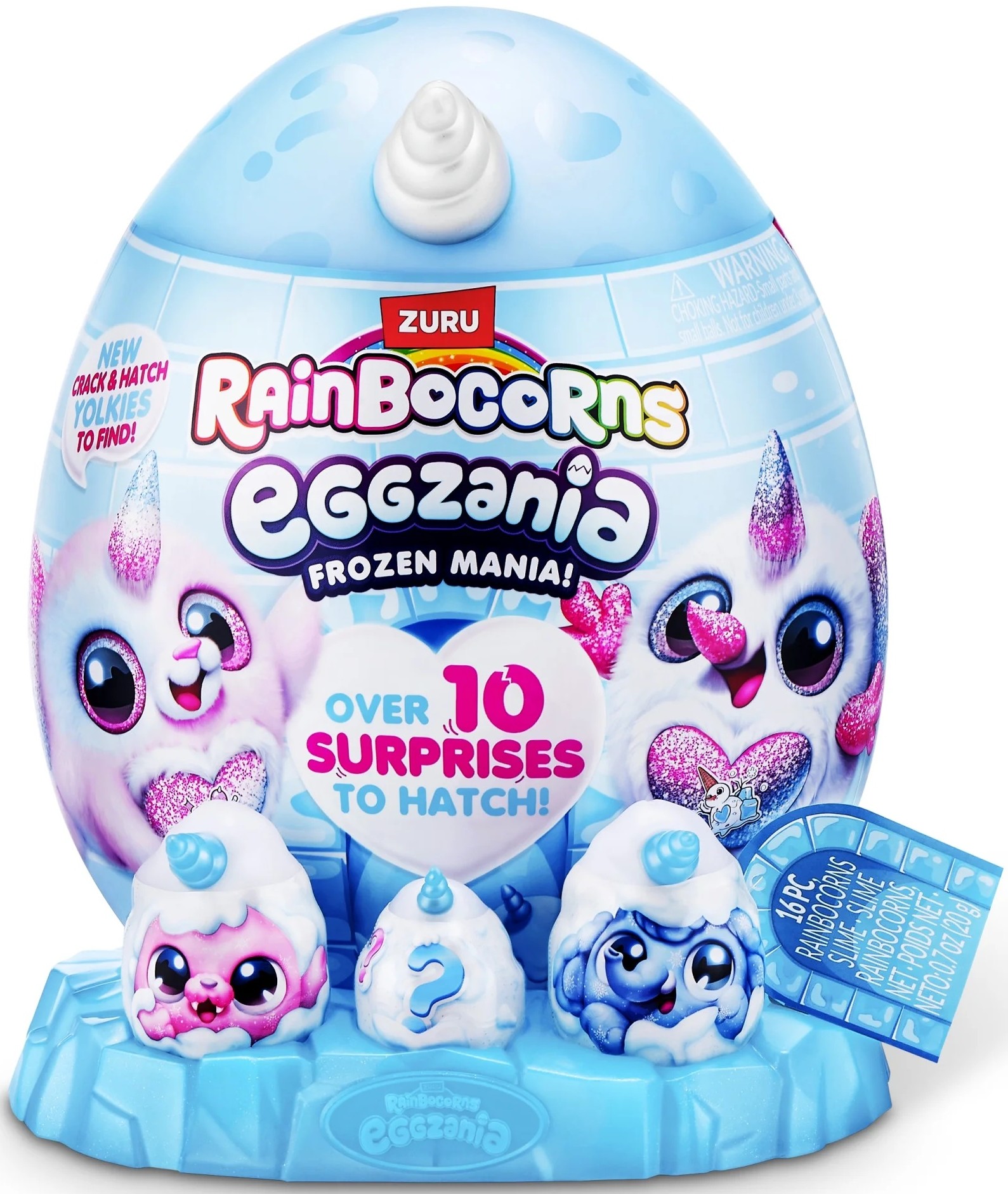 Zestaw Zuru Rainbocorns Eggzania Frozen Mania Plusz Maskotka