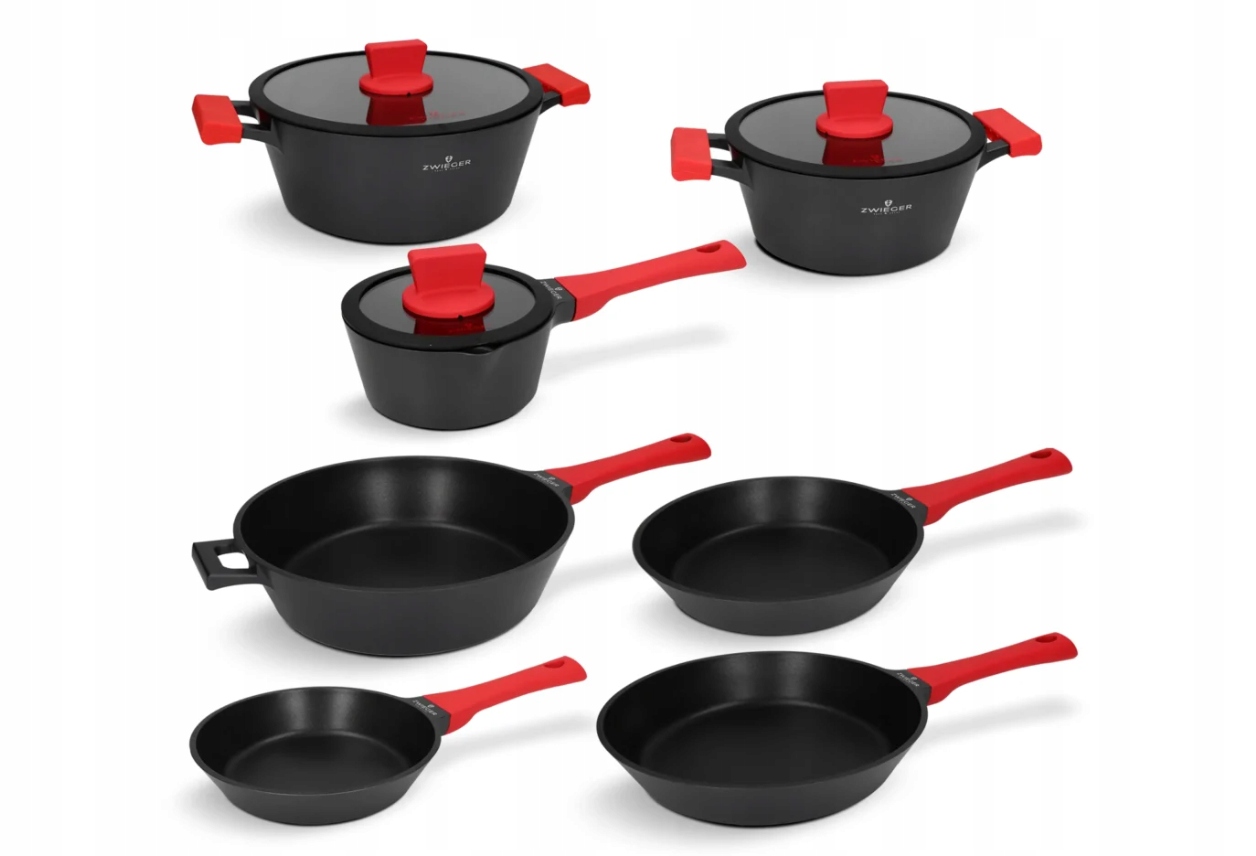 Zestaw garnków i patelni 10 el. Obsidian Zwieger