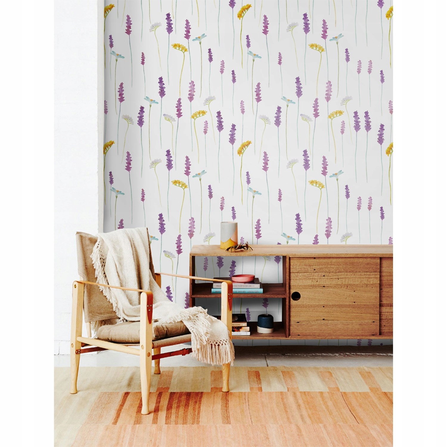 

Foto tapeta samoprzylepna Lawenda kwiaty 250x250cm