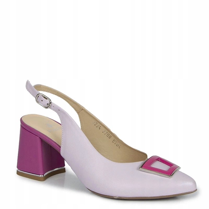 Kordel 2708 Růžové Kožené Sandály S Ozdobou 37