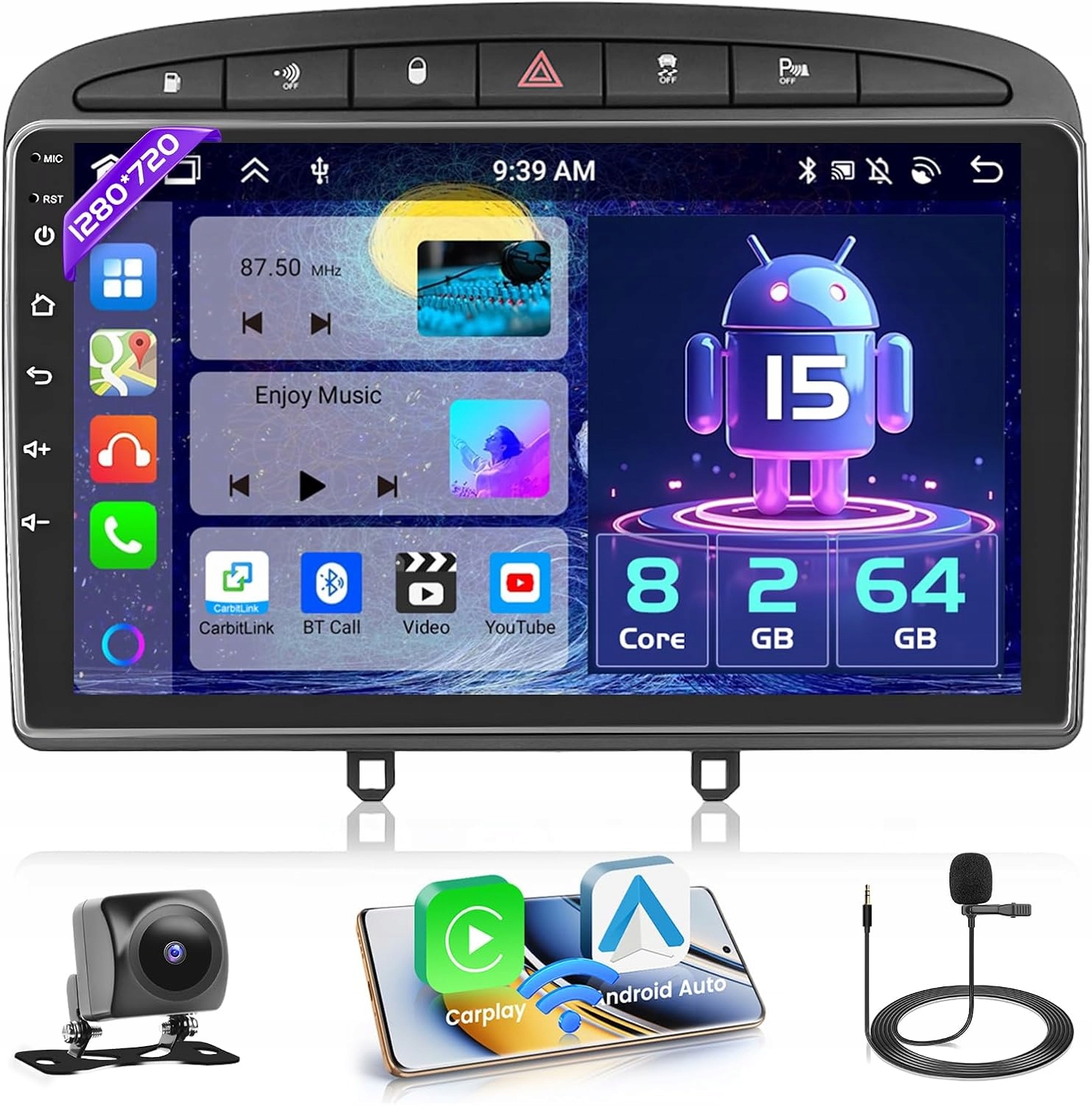 Radio samochodowe Hikity A3195JG 2-DIN