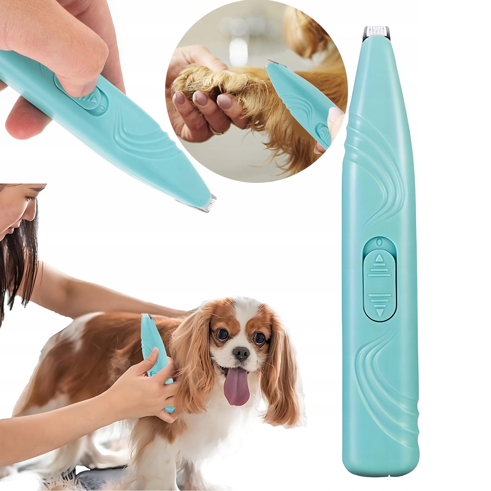 Levně Elektrický Holící Strojek Pro Domácí Zvířata, Psí A Kočičí Drápky, Tichý Bezdraulický Mini Zastřihovač