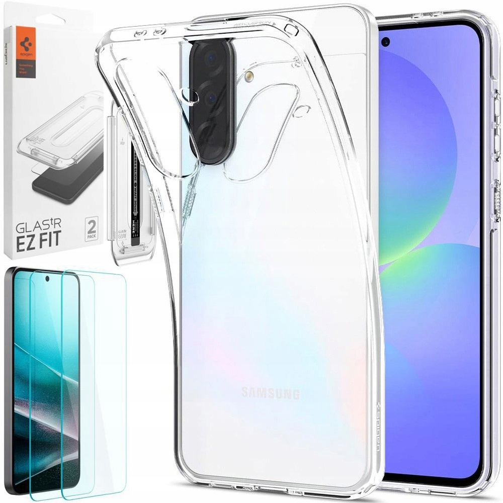 Sada Spigen: Pouzdro Liquid Crystal 2x Sklo pro Samsung Galaxy A36 5G