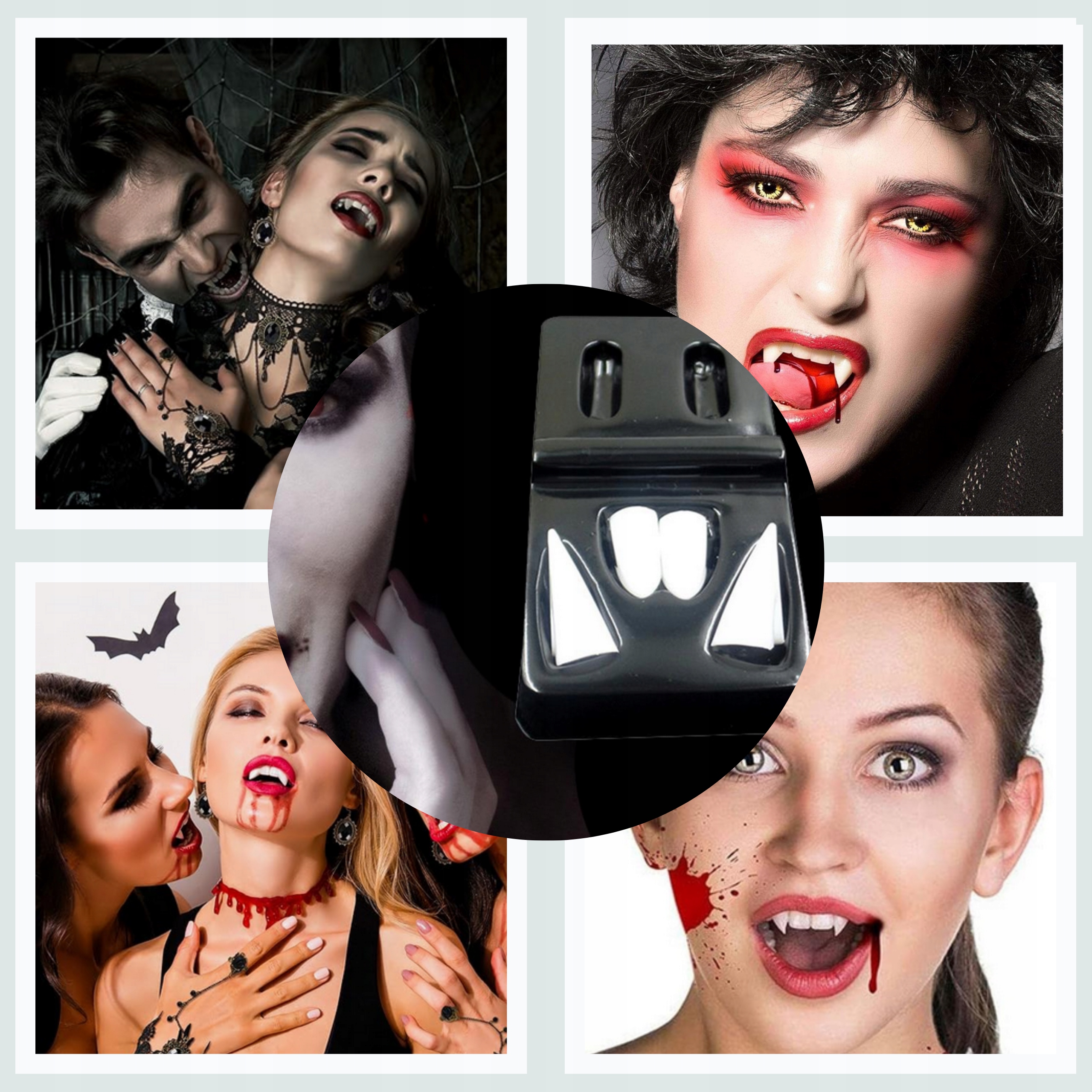 SZTUCZNE ZEBY KLY WAMPIRA HALLOWEEN PRZEBRANIE Marka Ultimar