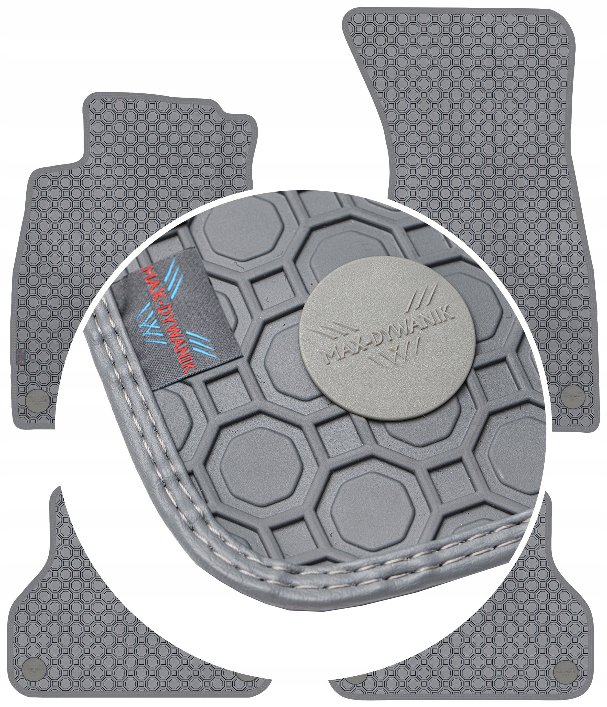 Audi A4 B9 2015 Koberce Popielate