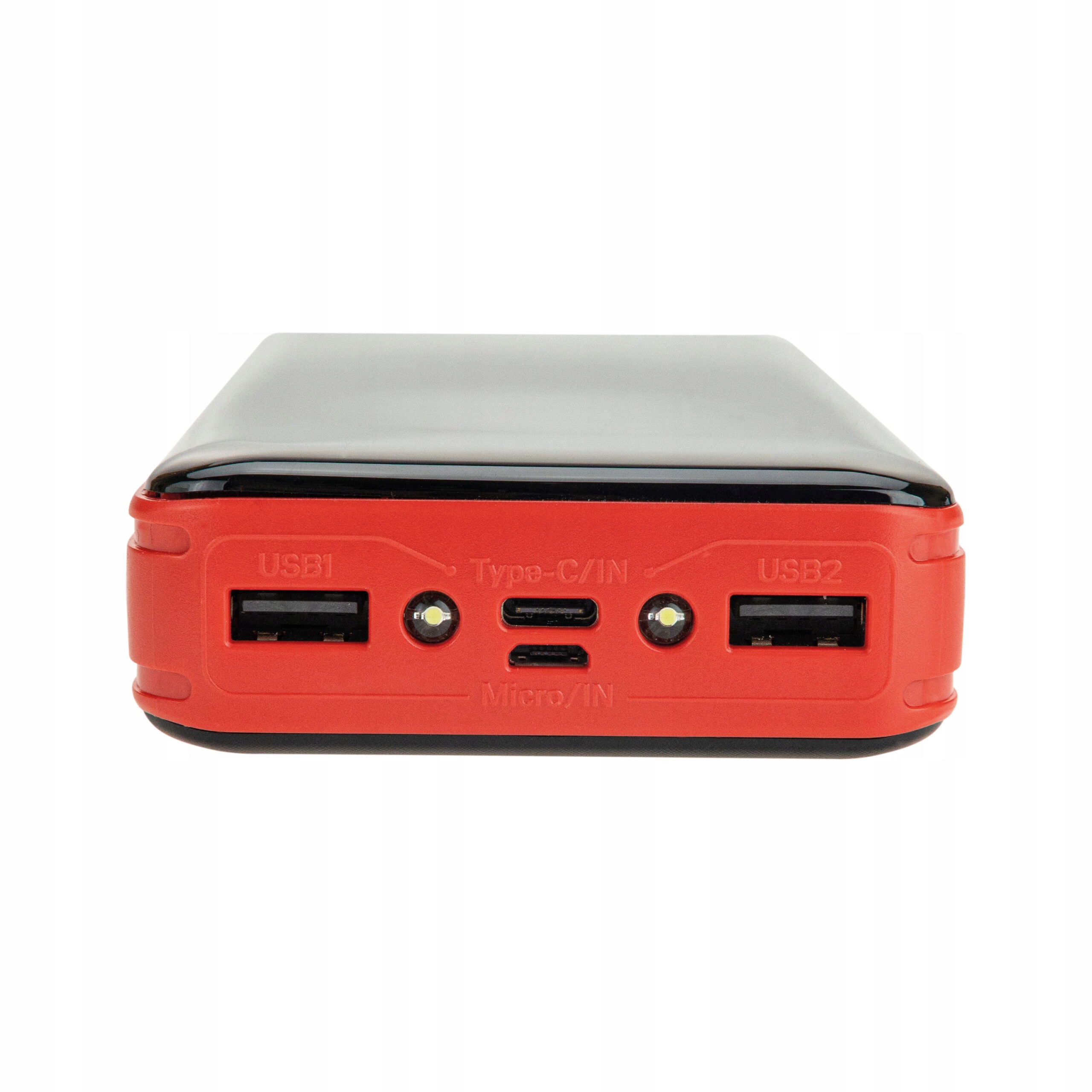 POWERBANK 20000 mAh 2,1A + LATARKA LED Złącza Lightning microUSB USB typ C inne