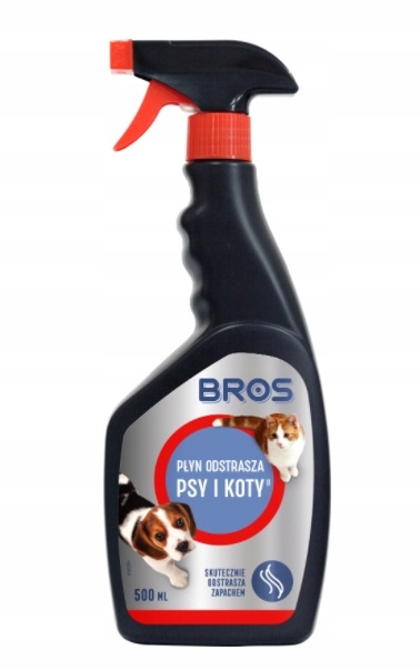 

Bros Płyn Odstraszacz Psów i Kotów 500ml