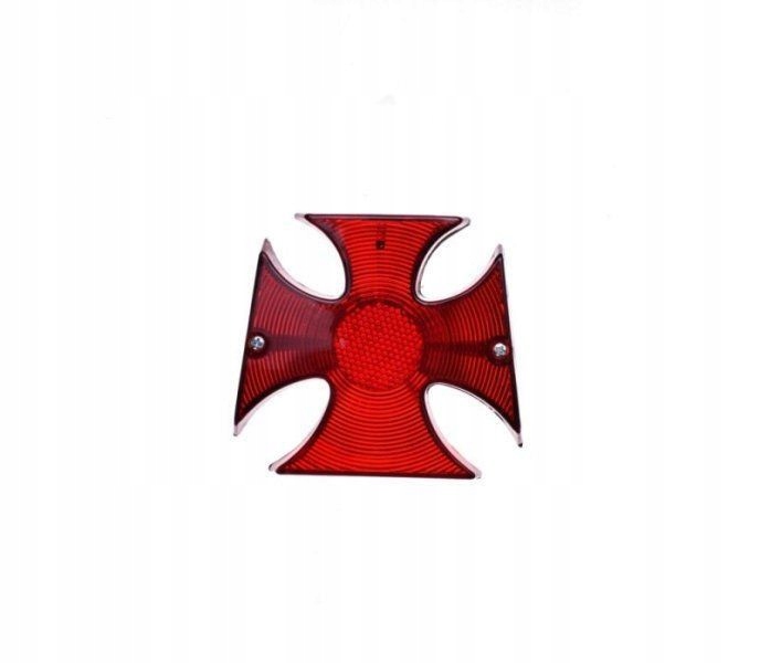 LAMPA CZERWONA TYŁ KRZYŻ MALTAŃSKI CHROM METAL AL6039 WYPRZEDAŻ Producent Wilmat