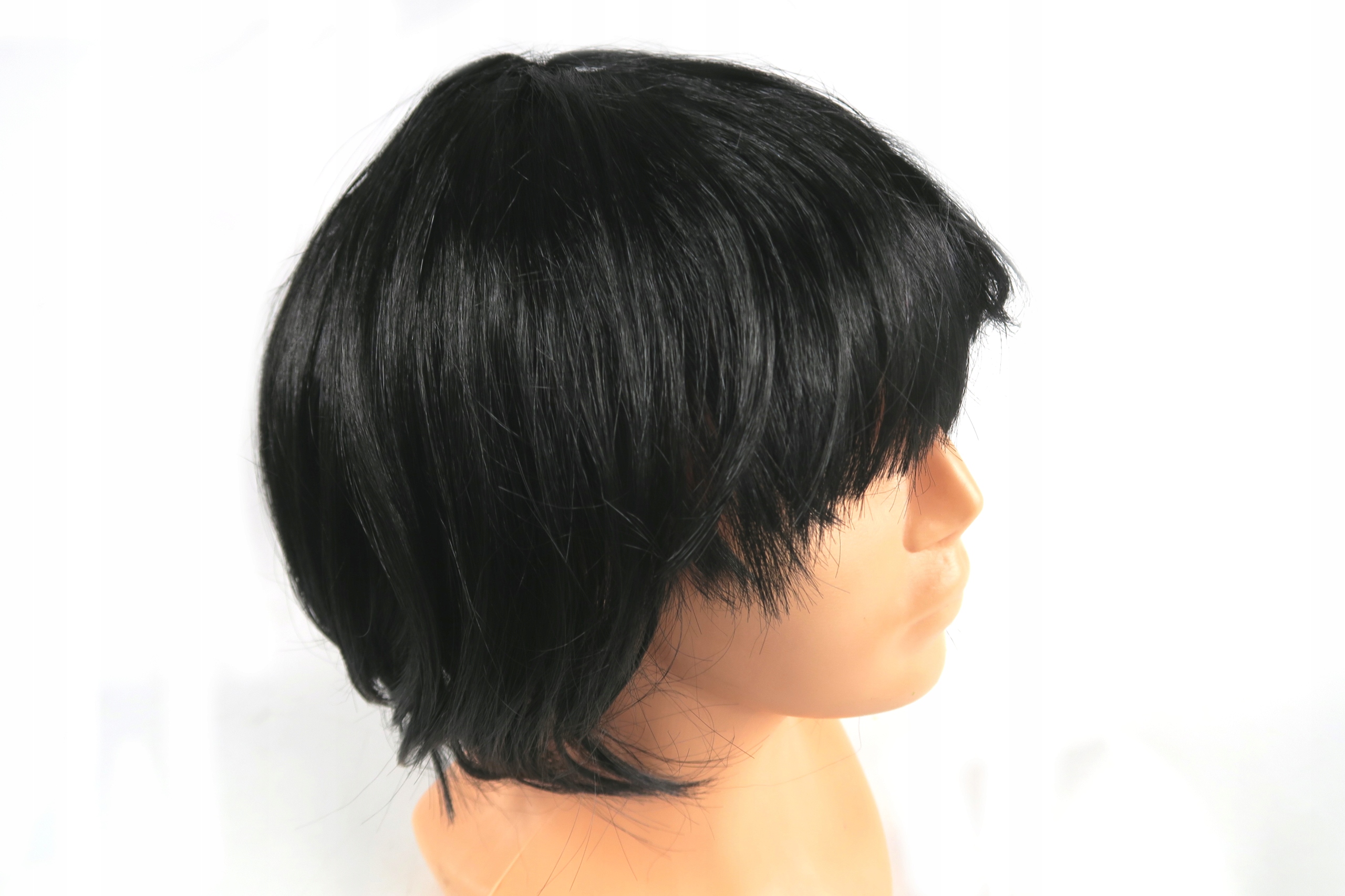 peruka czarna imprezowa krótka peruki porządna gęsta