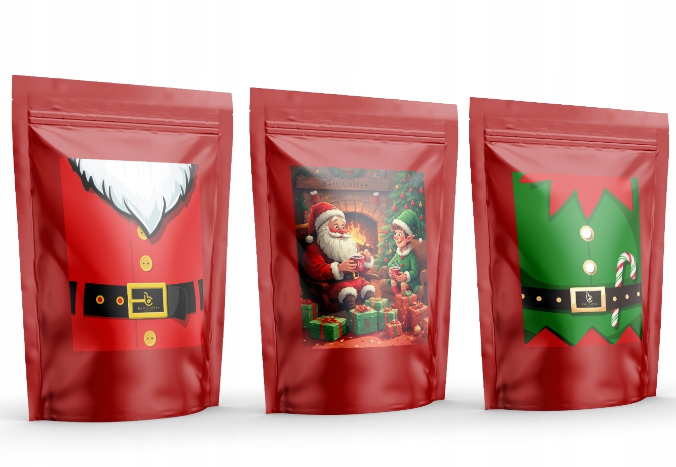 Levně Káva Vánoční dárek dárková sada káv 3x250g 100% Arabica