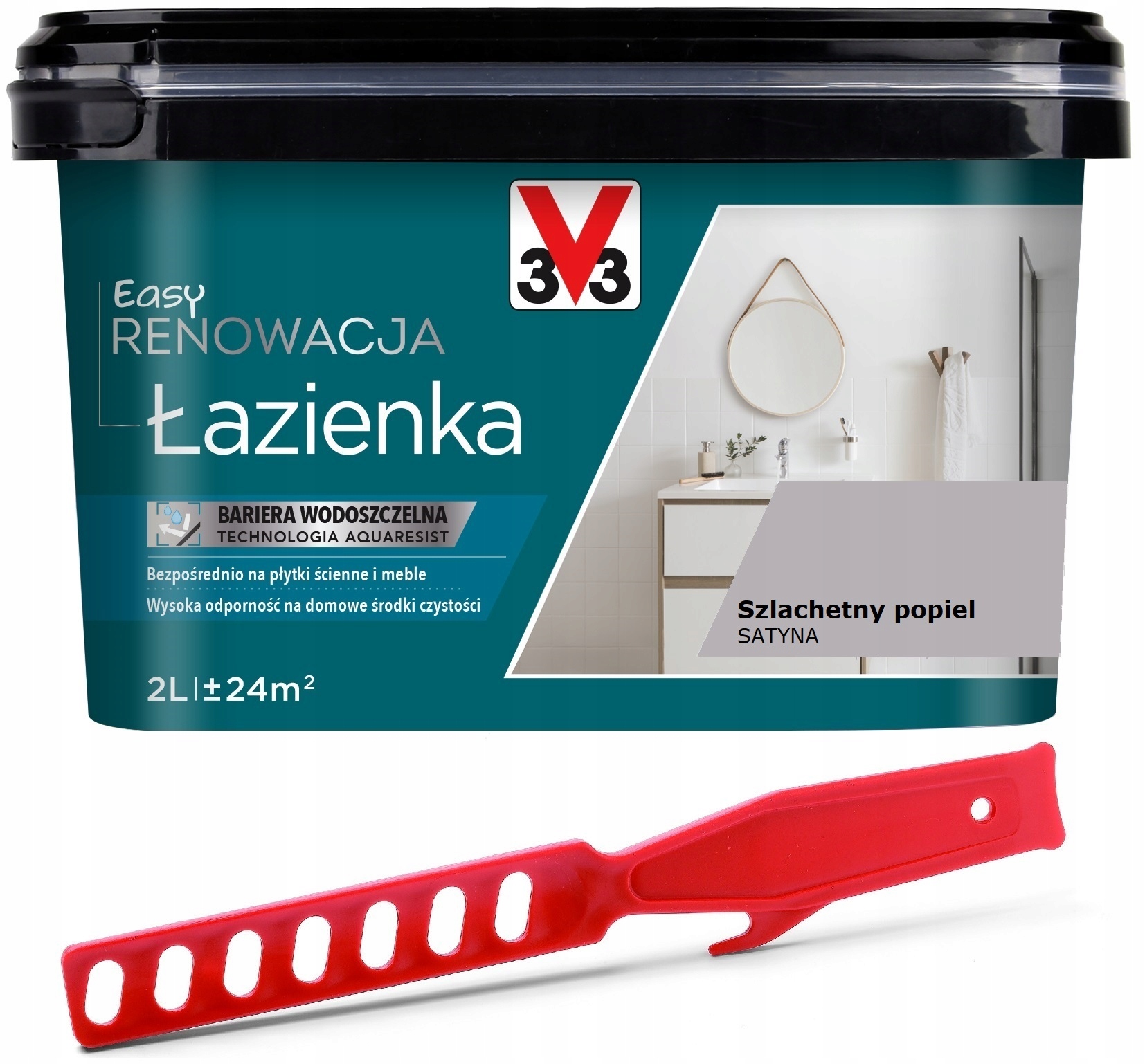 Farba RENOWACYJNA DO PŁYTEK 2L V33 SZLACHETNY POP.