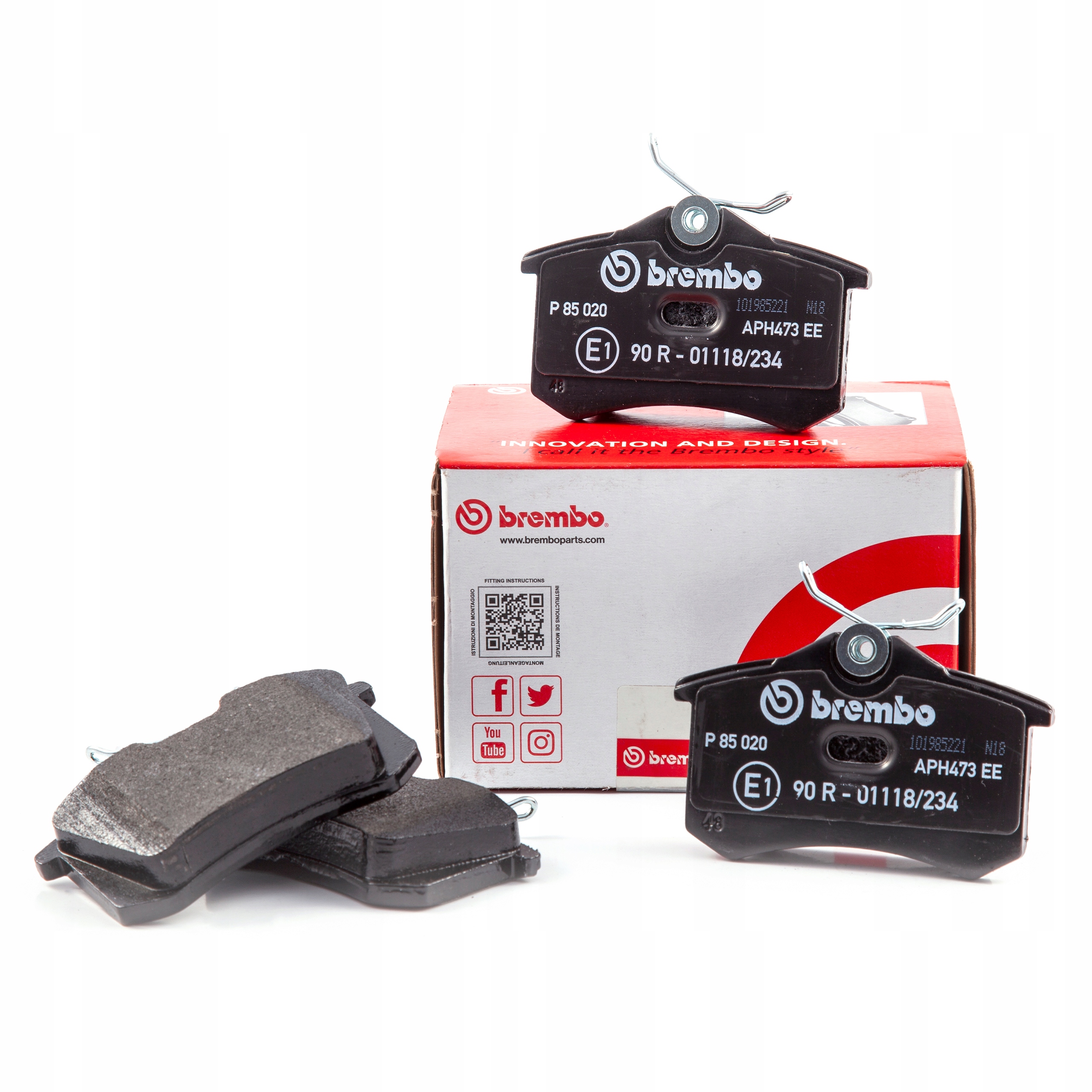 

Klocki Brembo Tył Bmw 5 E60 E61 6 E63 E64 345mm