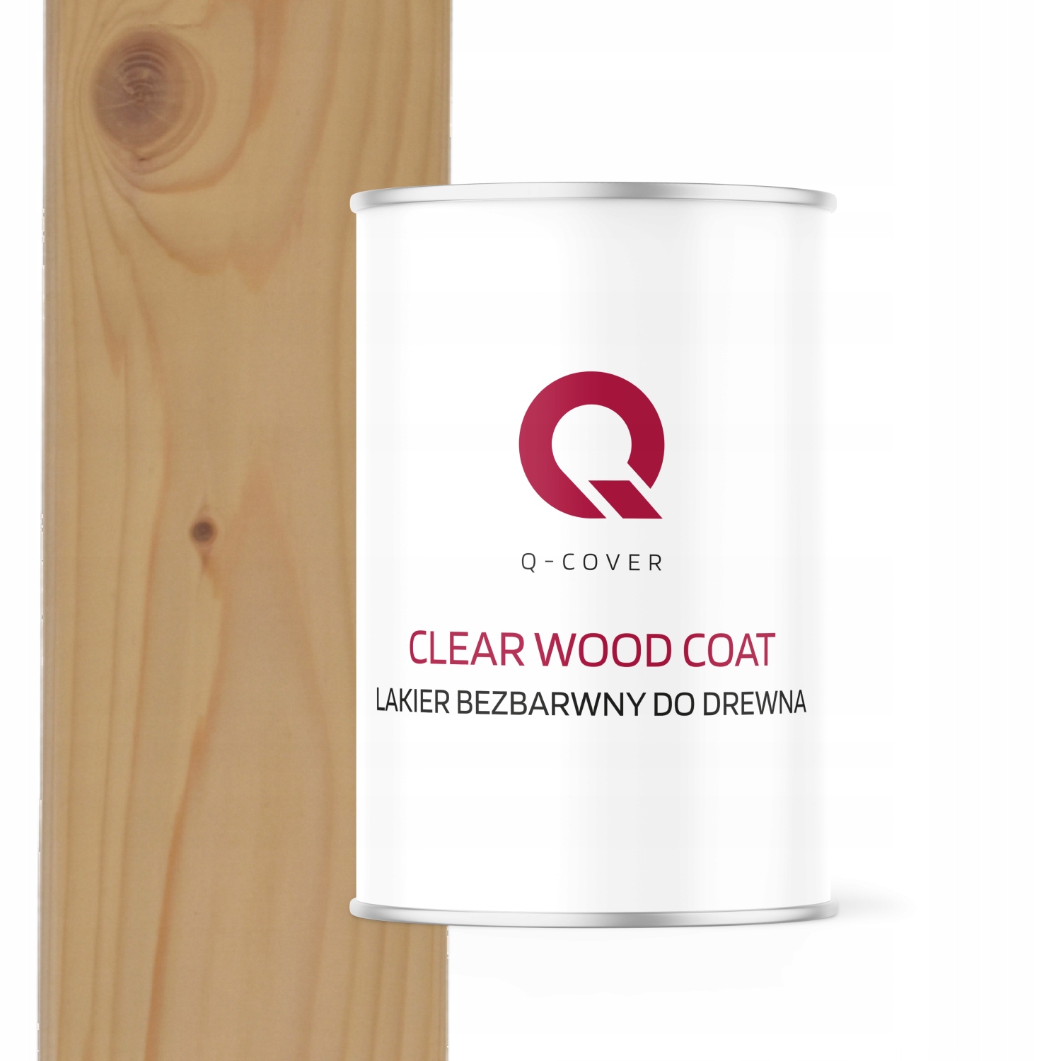 Lakier Do Drewna Oklein Boazerii Sklejki Bezbarwny Ochronny Połysk 1L