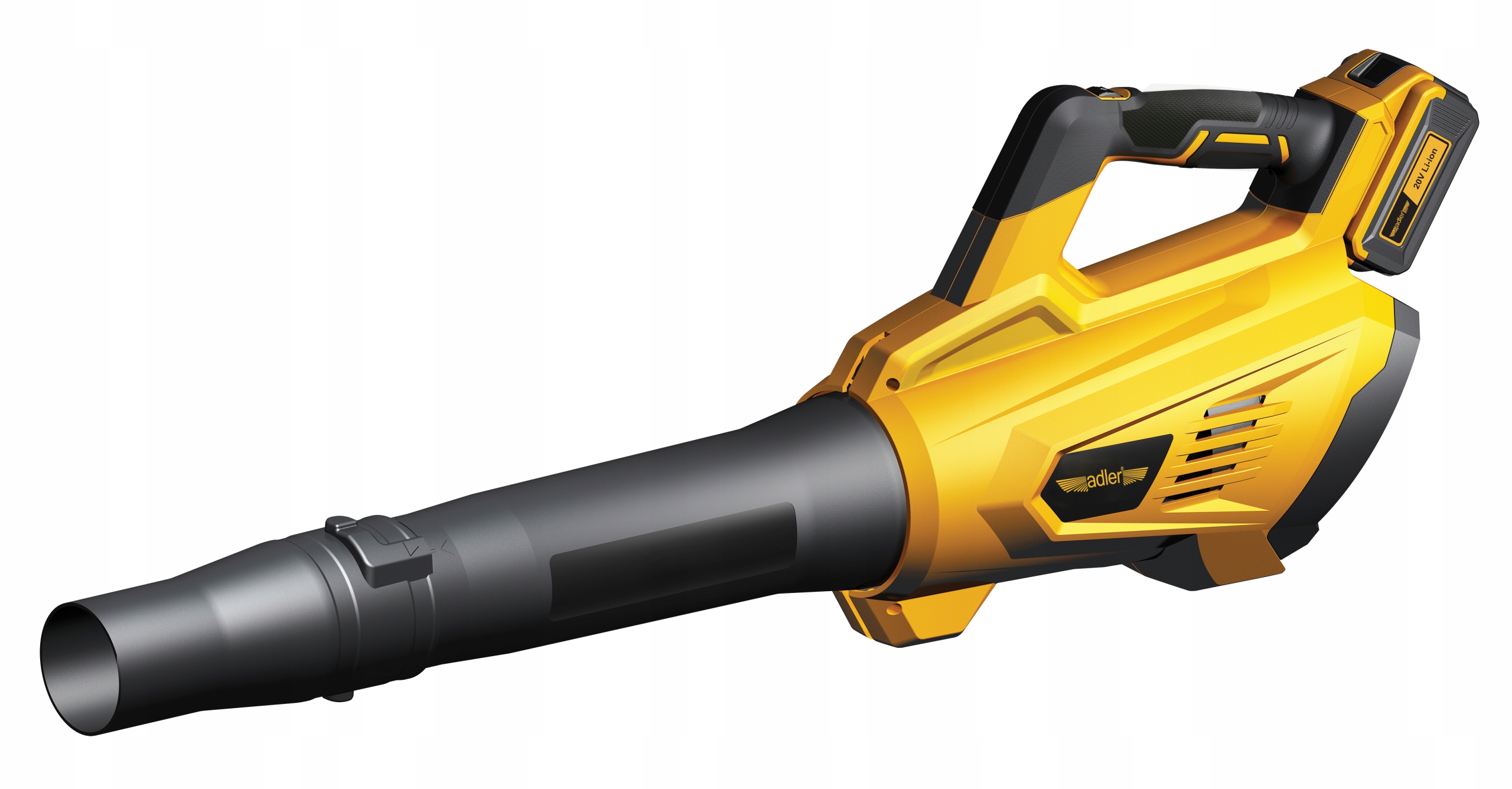 Akumulatorowa dmuchawa do liści w zestawie z akumulatorem i ładowarką