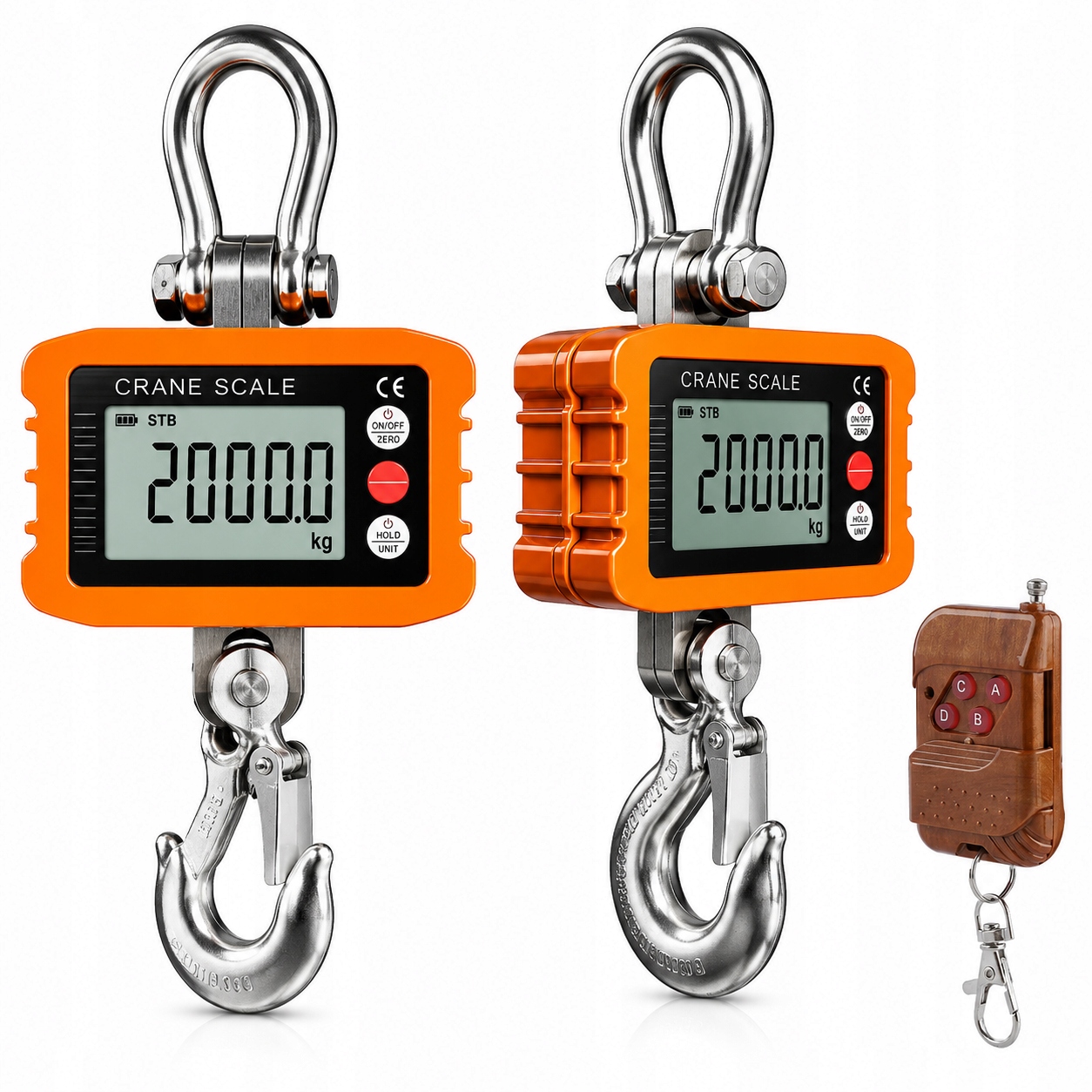 Elektronická Závesná Háčiková Váha 2000 kg Pilot Bigbag