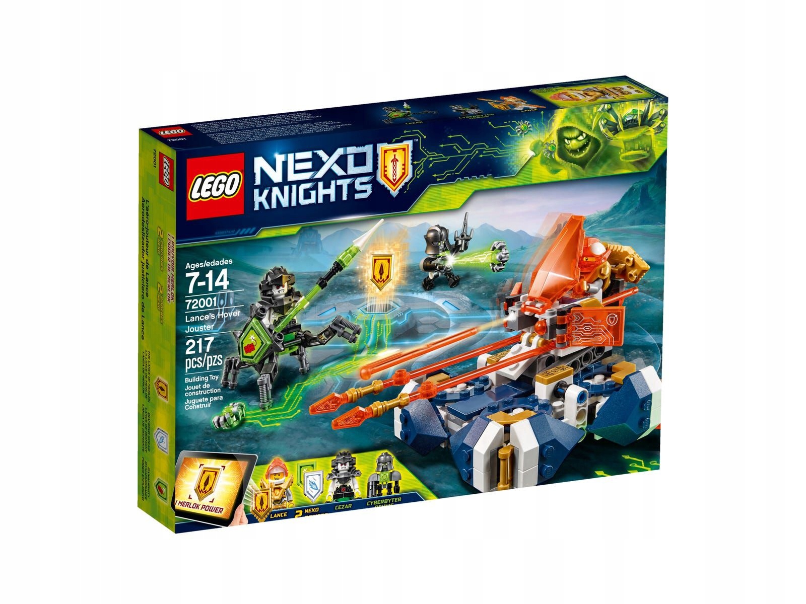Lego 72001 Nexo Knights Bojowy Poduszkowiec Lancea