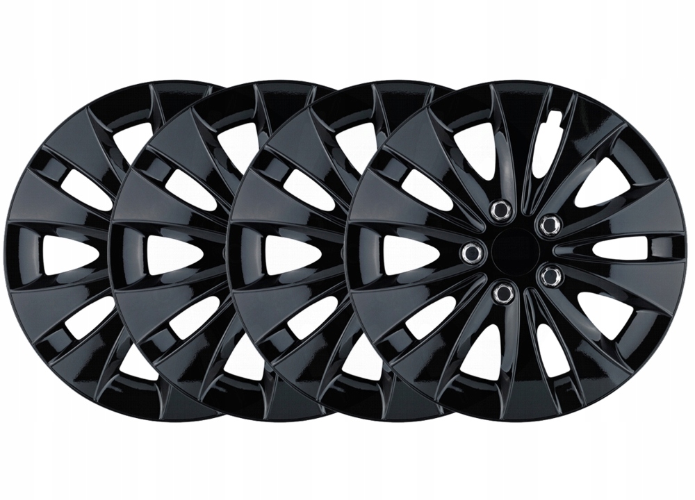 KOŁPAKI Jestic Storm Ring Prestige+ 16" uniwersalne CZARNE + obwódka Emblemat marki brak