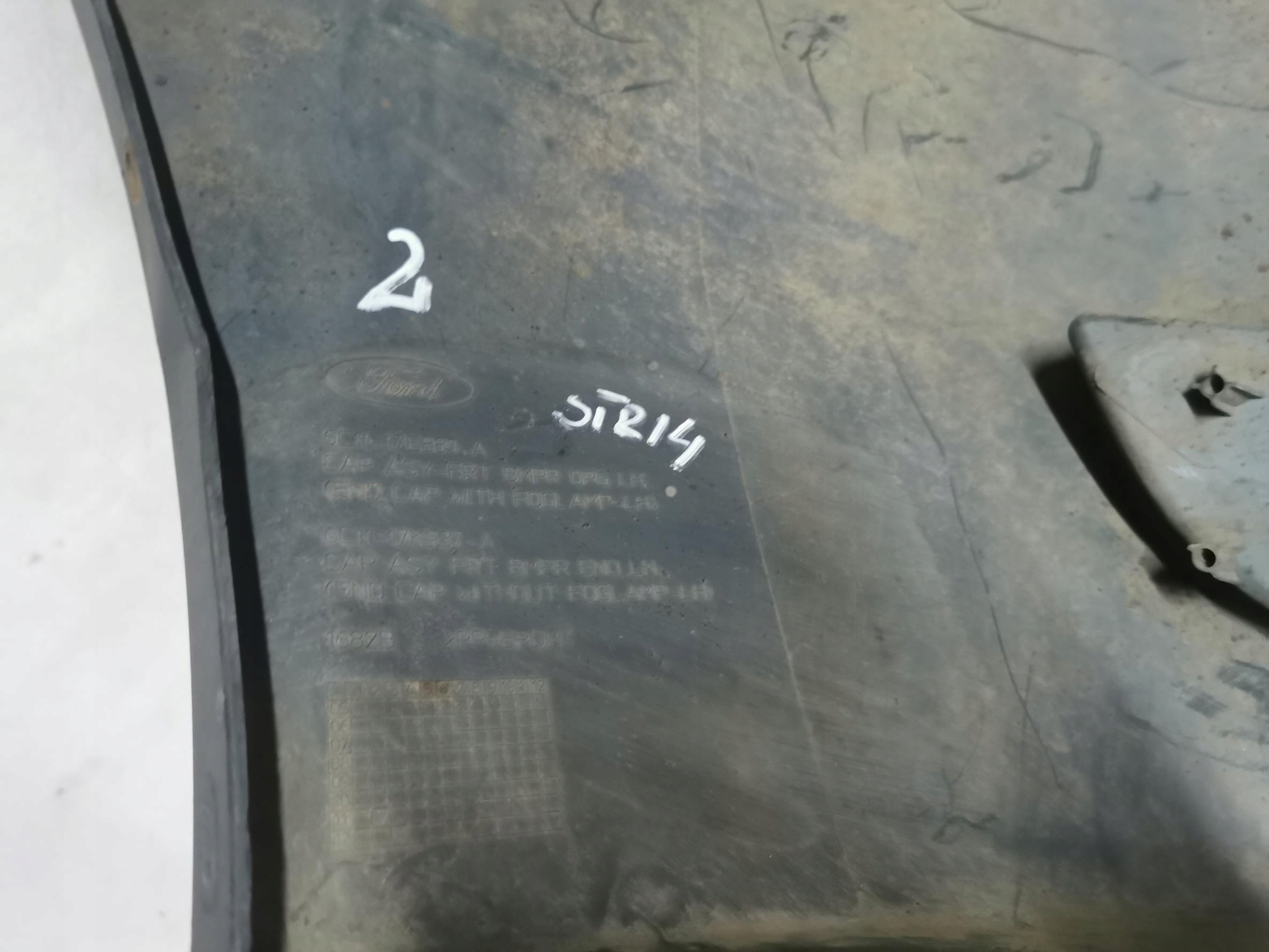 corner of a bumper left front FORD TRANSIT MK7 6C11-17E889-A 06-12