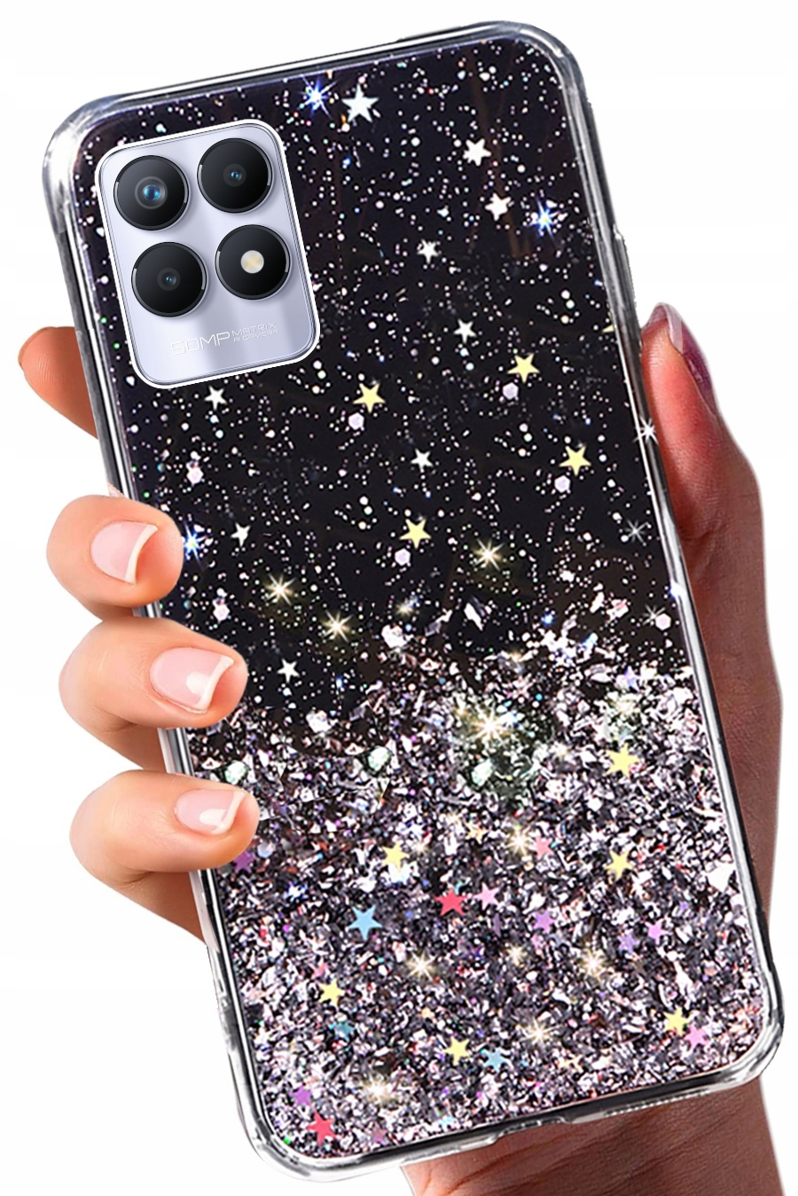 

Etui Case Brokat Do Realme 8I 2x Szkło