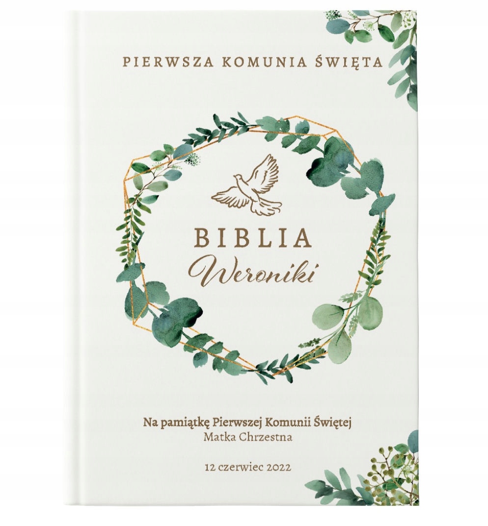

Biblia I Komunia Nadruk Imię Eukaliptus