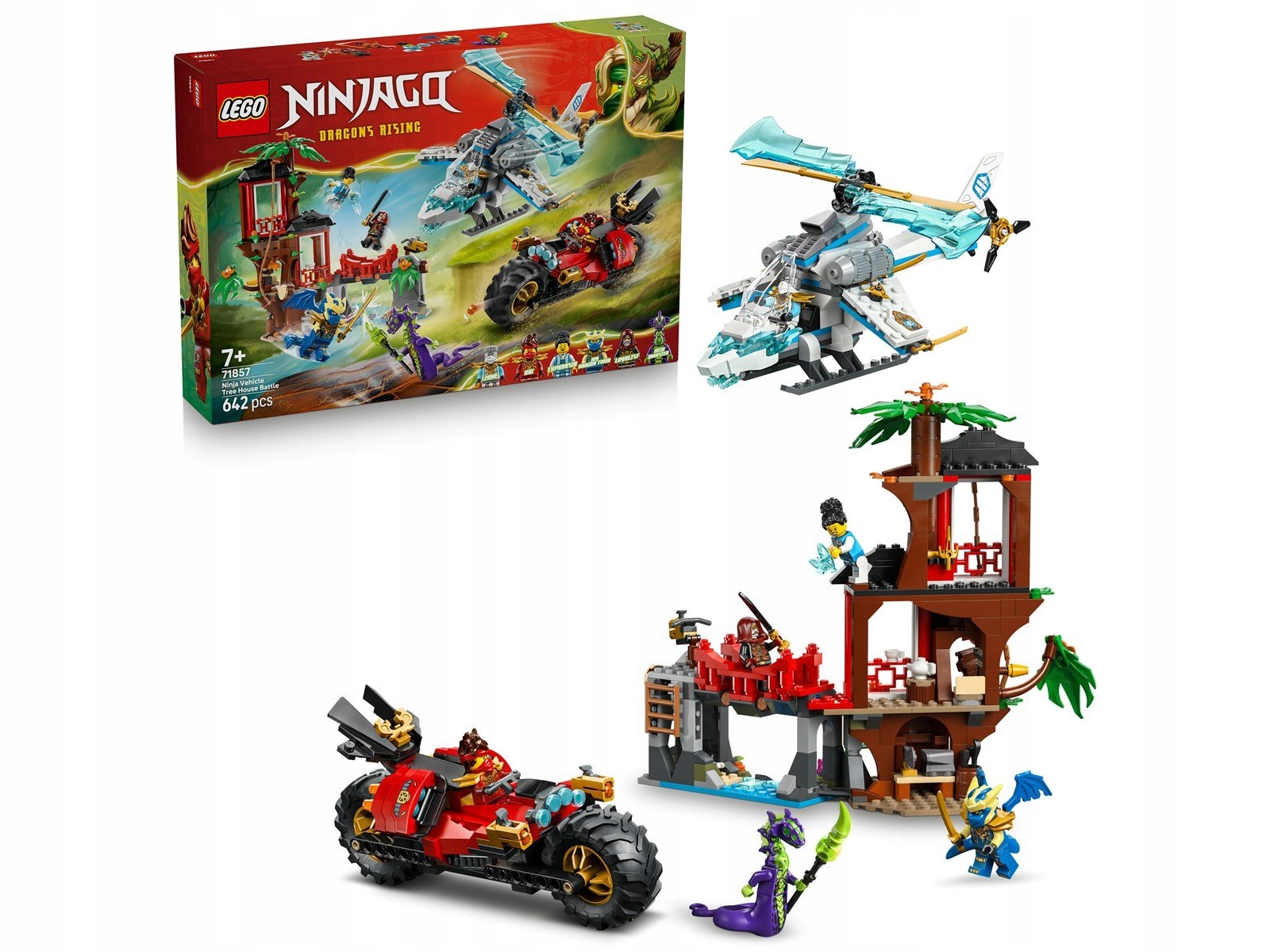 Lego Ninjago 71857 Bitva nindžů: domek na stromě s vozidly