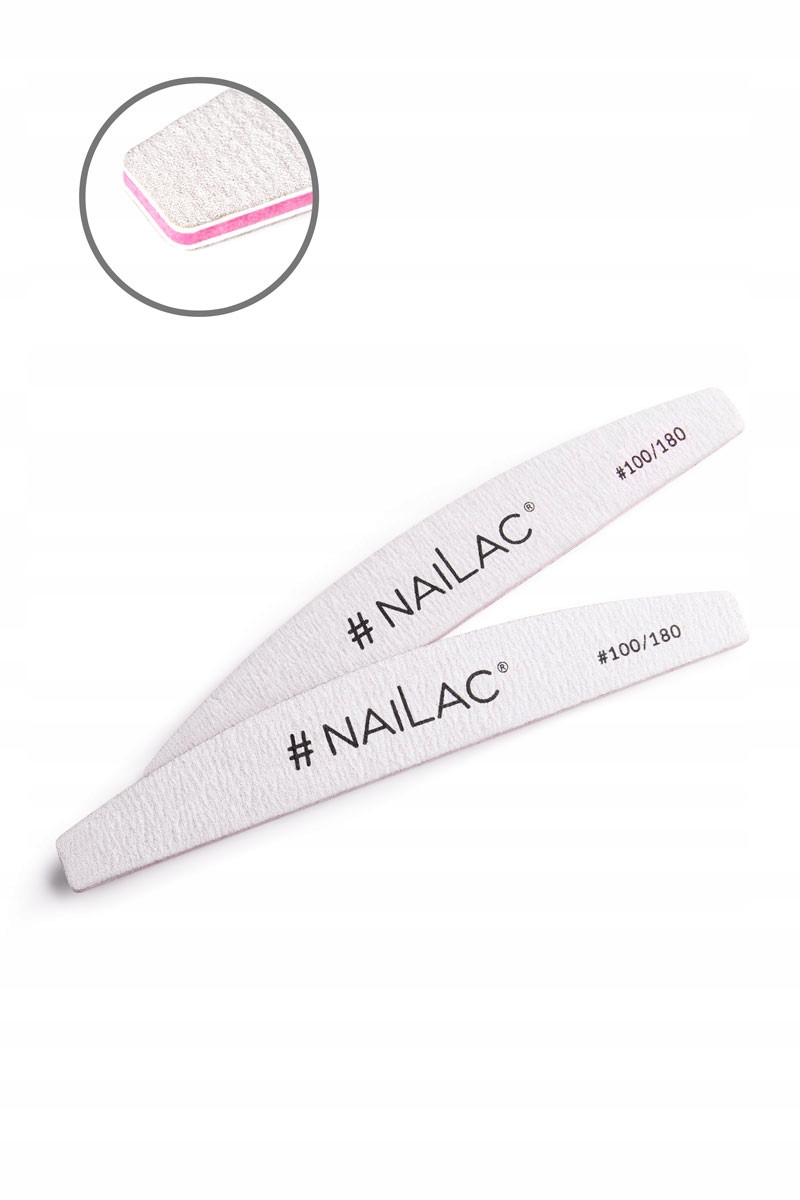

Pilnik do paznokci NaiLac, łódka 100/180
