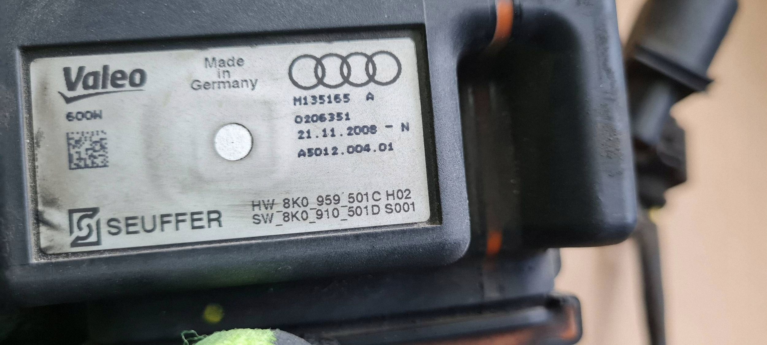 AUDI A4 B8 A5 8T modulo Centralina VENTOLE 8K0959501C A6 C7 4G Q5 8R