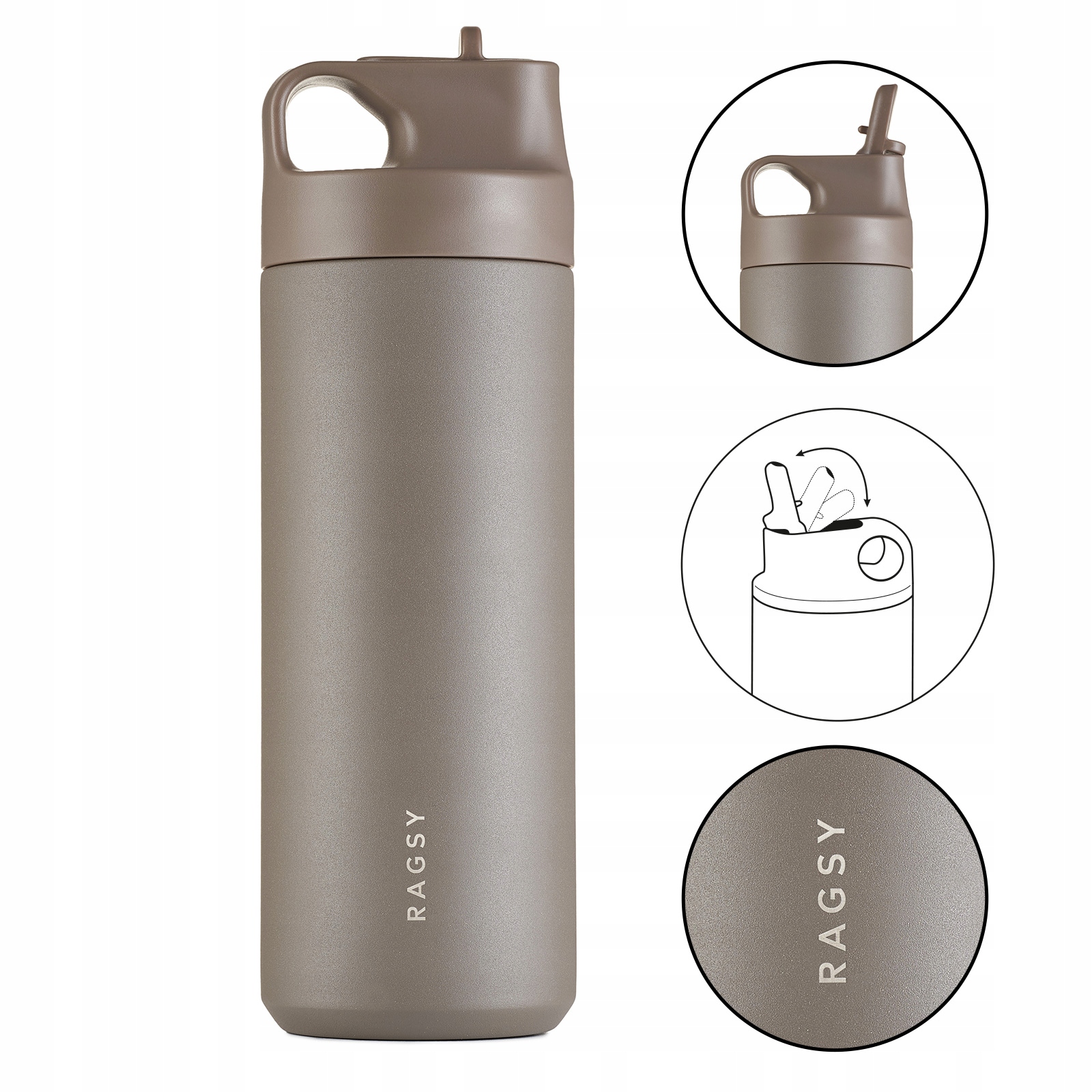 Bidon Termiczny Adv Mocha Bidon Termiczny Adv 500 ml Mocha