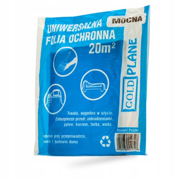 Folia malarska ochronna, 4m x 5m - gruba 450g
