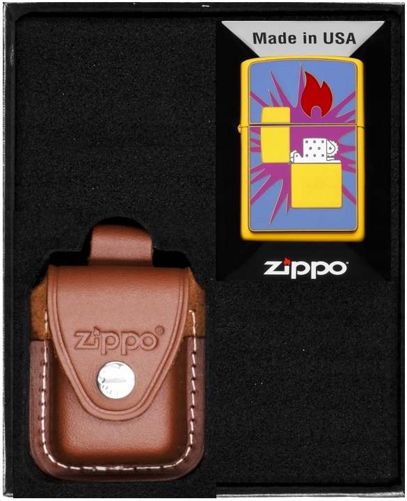 Sada Zippo Zapalovač Pop Art Zippo Dárkový Lighter No2