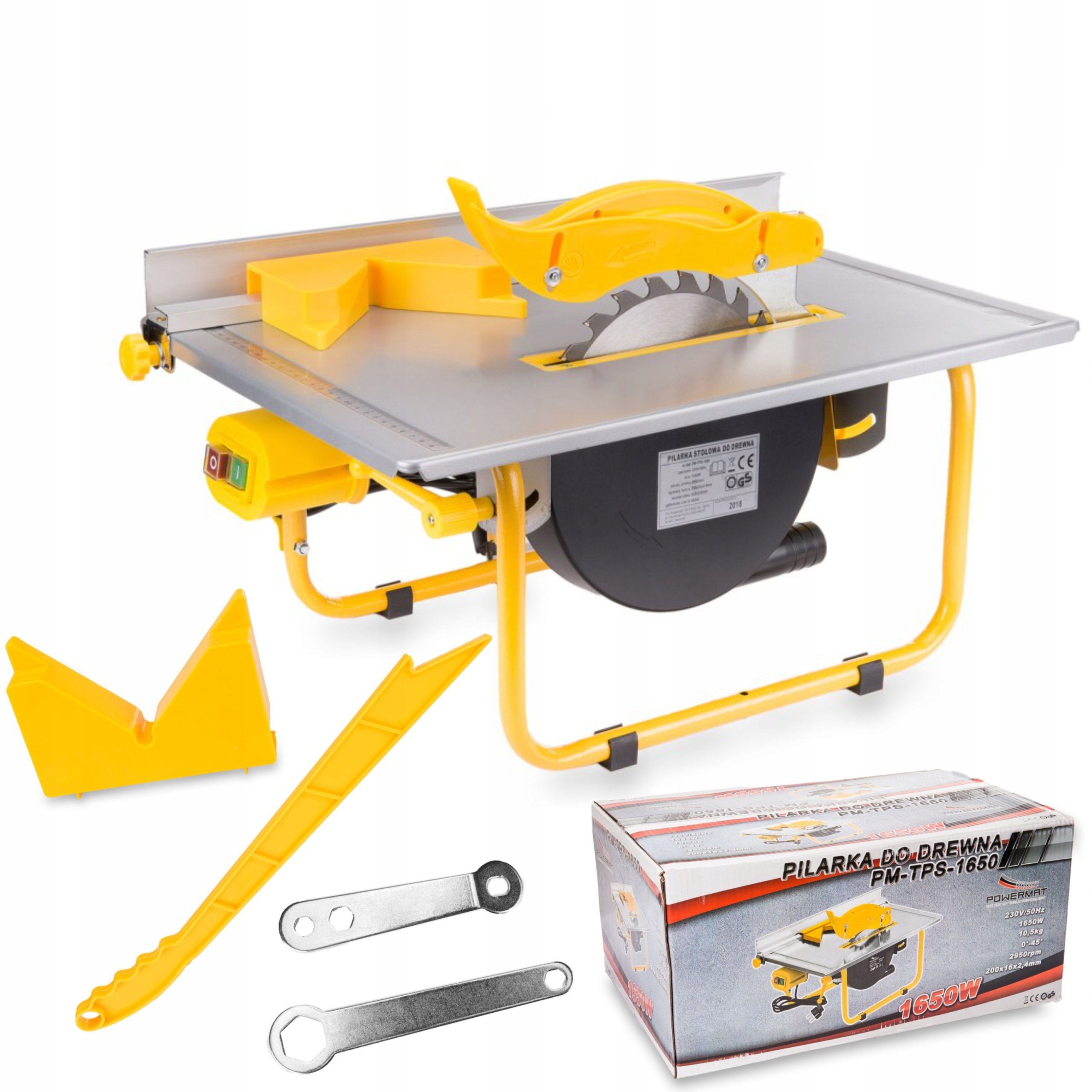 Stolová Pila Krazega Na Dřevo Kotoučová 1650W Kotouč PM-TPS-1650