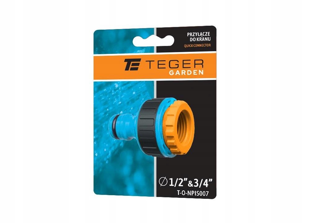 

Przyłącze do kranu 1/2" 3/4" Teger