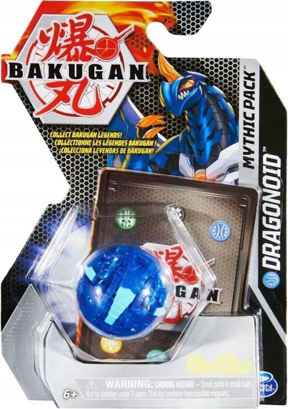 

Bakugan Mythic Pack Kula Figurka Aquos Dragonoid