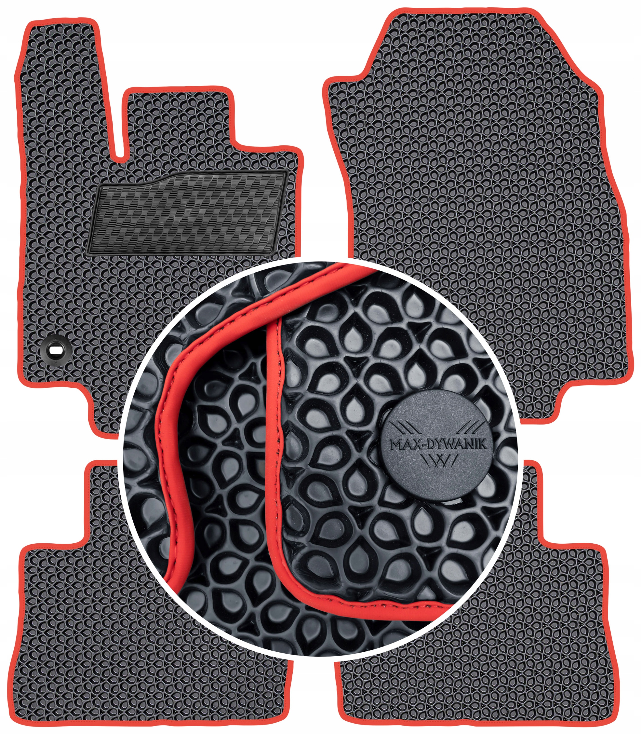 

Toyota Rav4 V Automat 2019- Dywaniki Eva Czarne