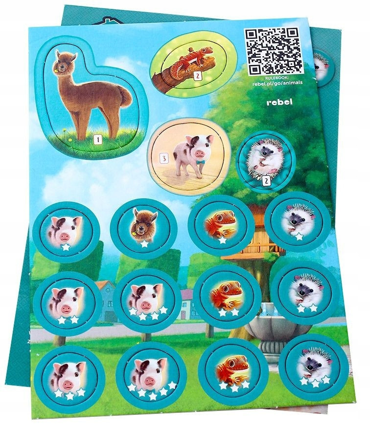 Gra PLANSZOWA Rodzinna Domek Zwierzaki DODATEK Typ Dodatek