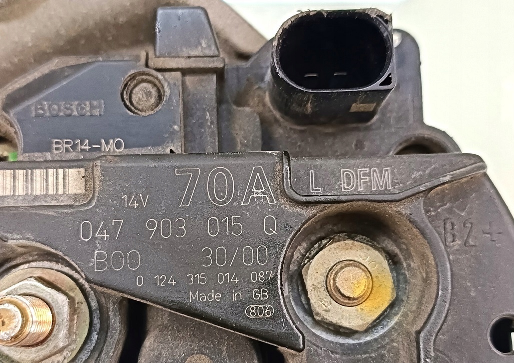 SKODA FABIA I 02 R 1.4 MPI ALTERNATOR 70A Numer katalogowy części 047903015Q