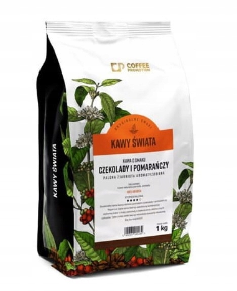 Káva Světová Káva káva s příchutí čokolády a pomeranče 1000 g