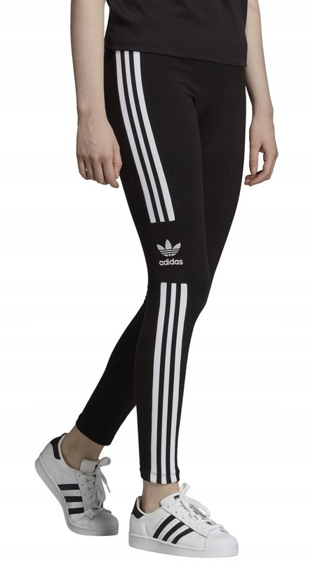 

40 Damskie Spodnie Legginsy Getry Adidas Czarne