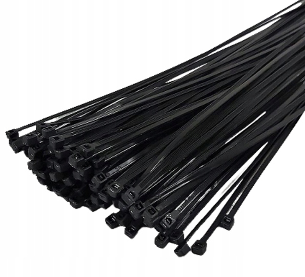 

Opaski Zaciskowe Kablowe Czarne Trytki 100SZT 10CM