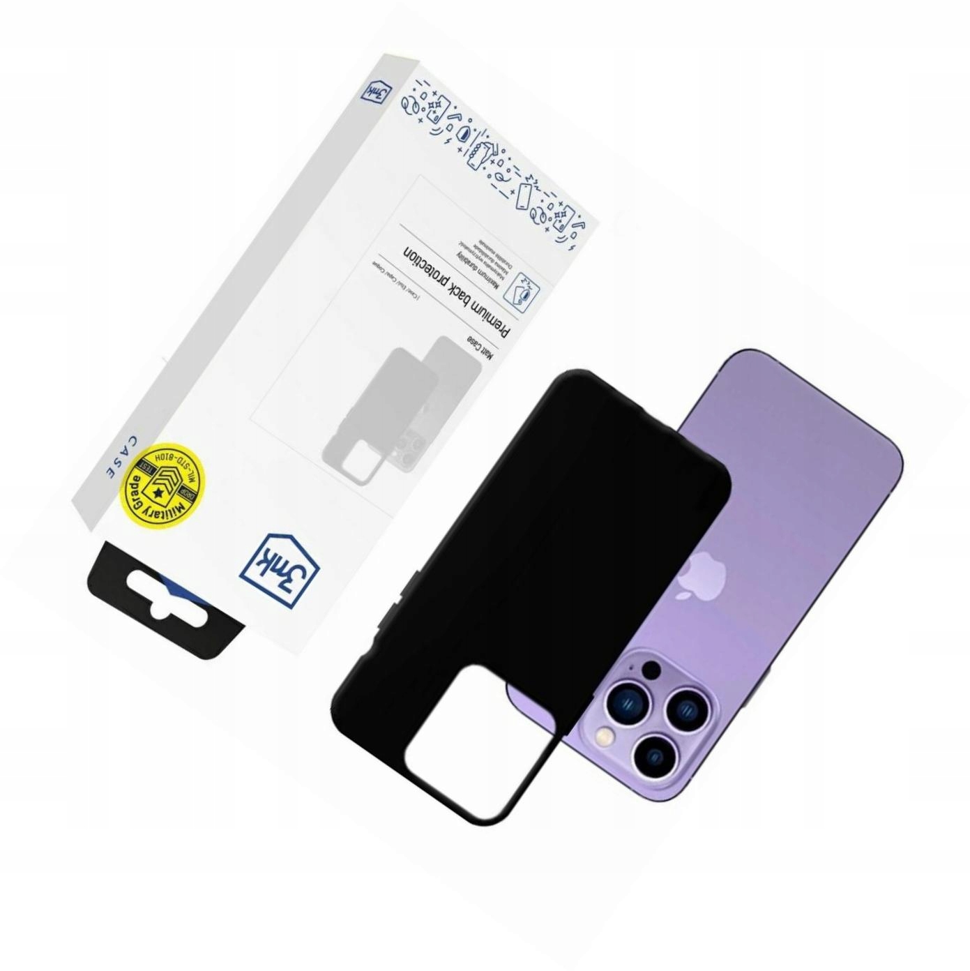 Etui wytrzymałe do iPhone 14 Pro Max na tył