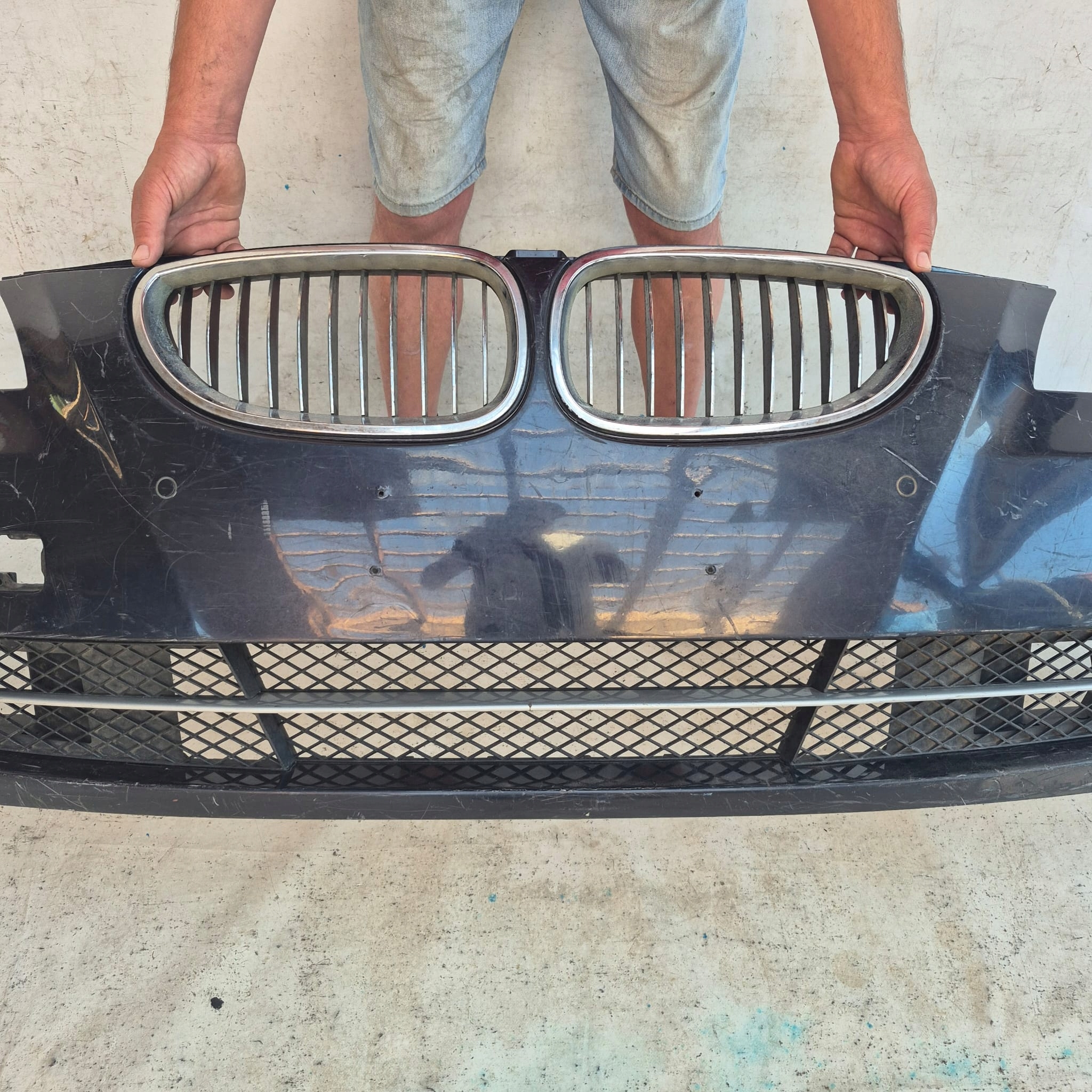 BMW 5 E60 E61 LIFT 07- bumper front front 4XPDC SPR 7178068