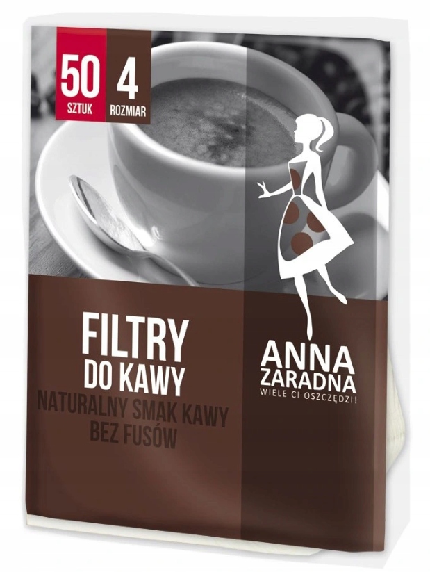 

Az Filtr do Kawy nr4 50szt. Naturalny Smak