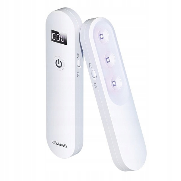 Usams Lampa dezynfekująca mini Uv-c ręczna sterylizator biały/white ZB159XD