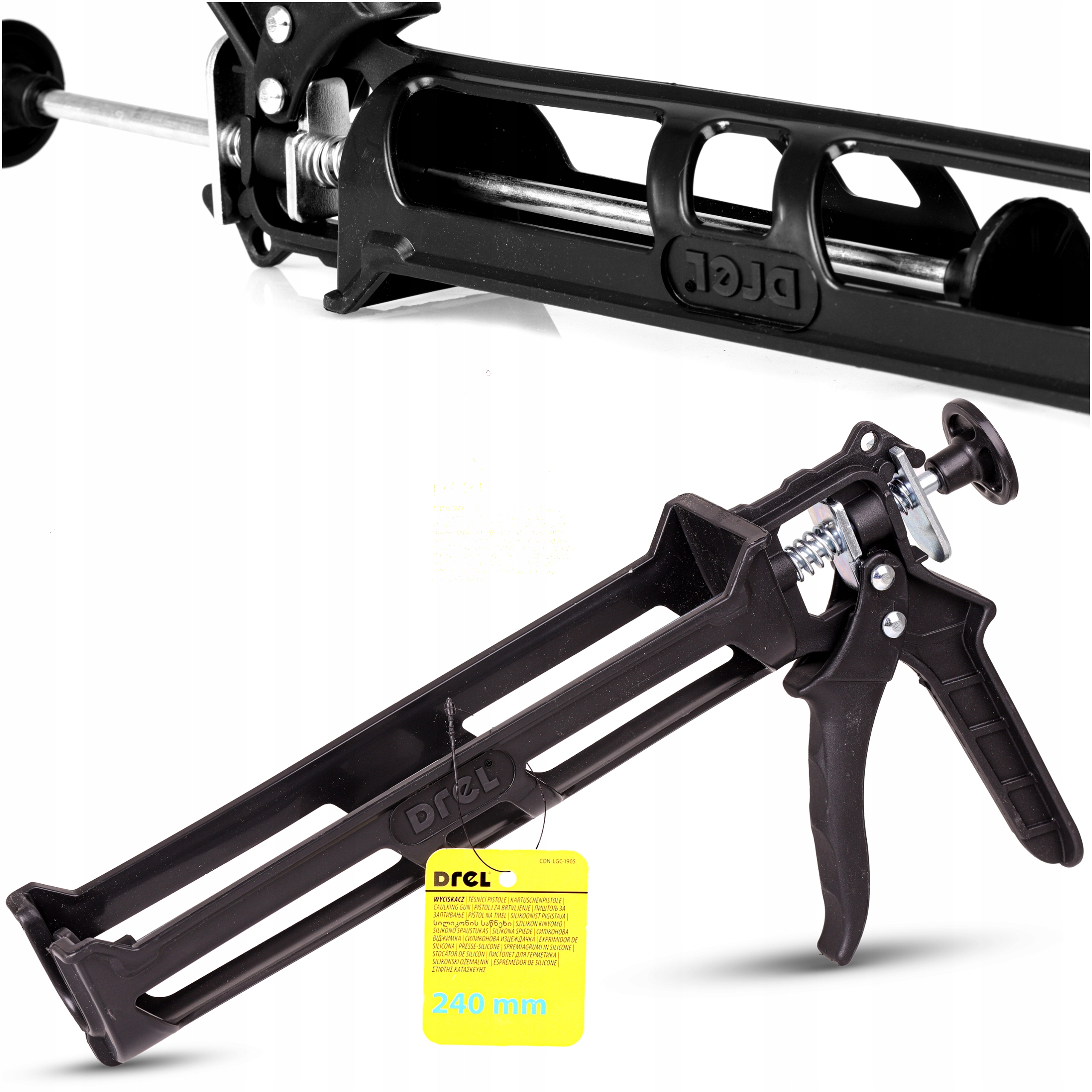 

Wyciskacz Silikonu 310ml Mas Pistolet Kleju Akrylu