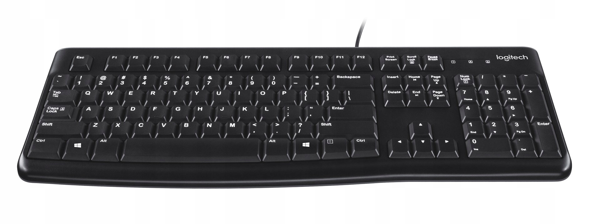 Klawiatura membranowa Logitech K120 920-002479 (usb 2.0; (us); kolor czarny
