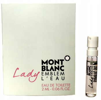 

Mont Blanc Lady Emblem L'eau Edt 2 ml Próbka