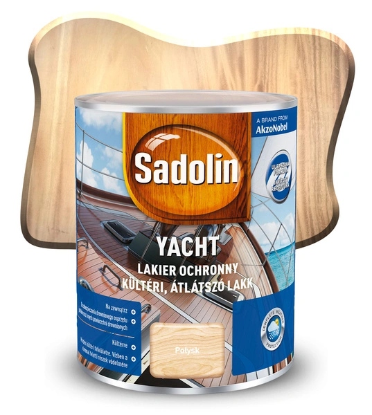 ochronny lakier jachtowy Sadolin Yacht bezbarwny połysk 0,75L