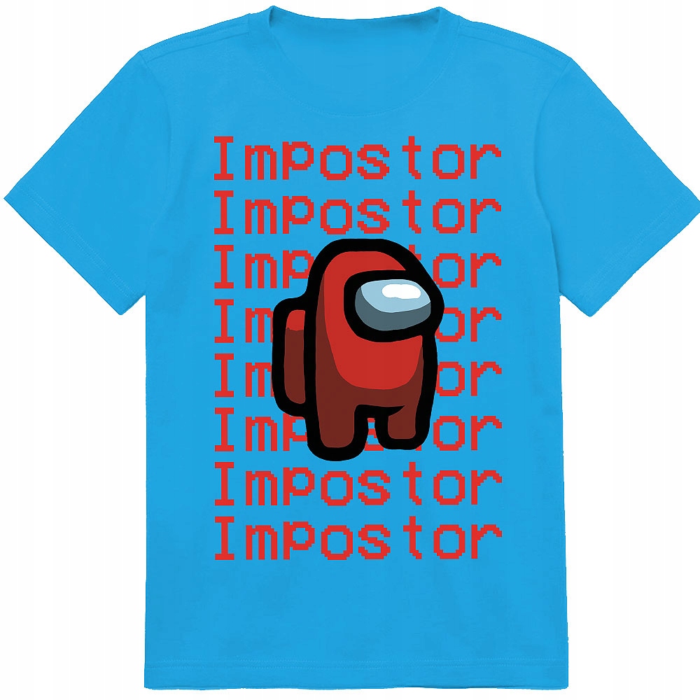 T-SHIRT KOSZULKA AMONG US IMPOSTOR 128 JAKOŚĆ